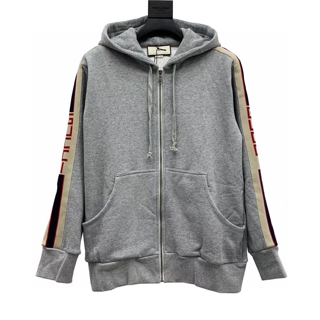 mens designer grey tracksuit
