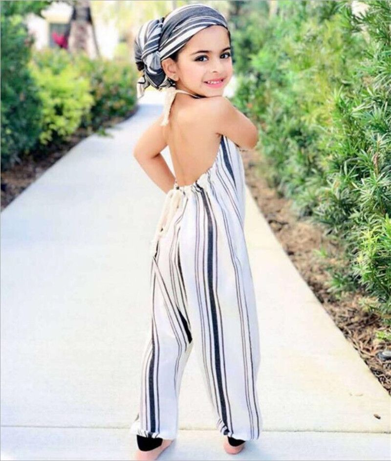 cotton girls jumpsuits