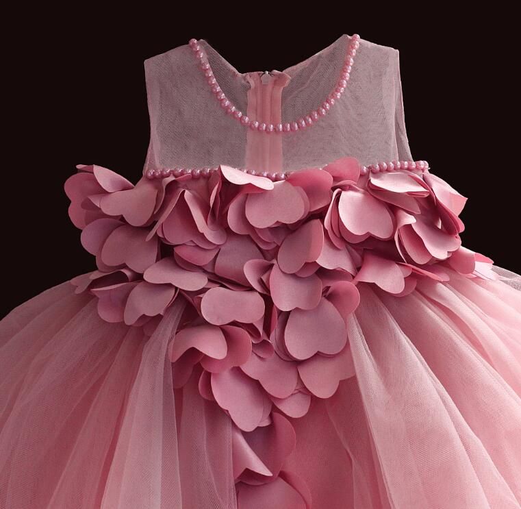 Toddler Baby Girls Sleeveless Lace Floral Dress Backless Princess Party Mini Dress Summer Outfits