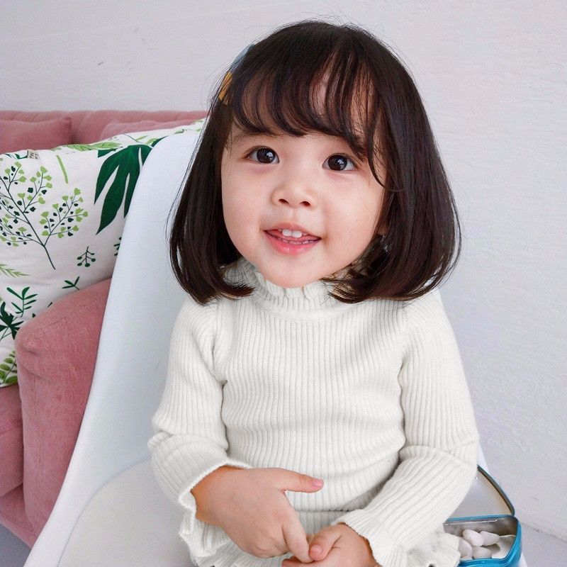 Ins Quality New Style Girls Boys Knitted Pullover Sweater Fashion