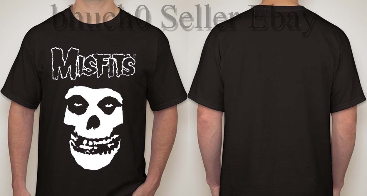The MISFITS T-shirt Fiend Skull Danzig Horror Punk Tee Men/'s New