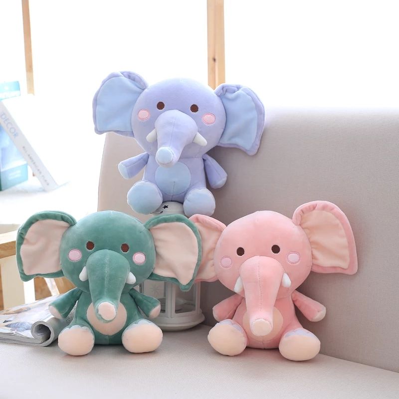 blue elephant doll