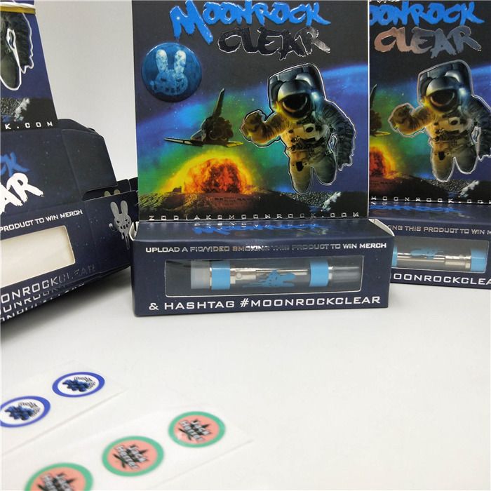 New Moonrock Box Clear Cart Cartridges Dr Zodiak Moon Rock Atomizers Ceramic Coil Vape Pen Thick Oil 1 0ml Gift Box Flavors Packaging From Dankmanufacture 0 41 Dhgate Com