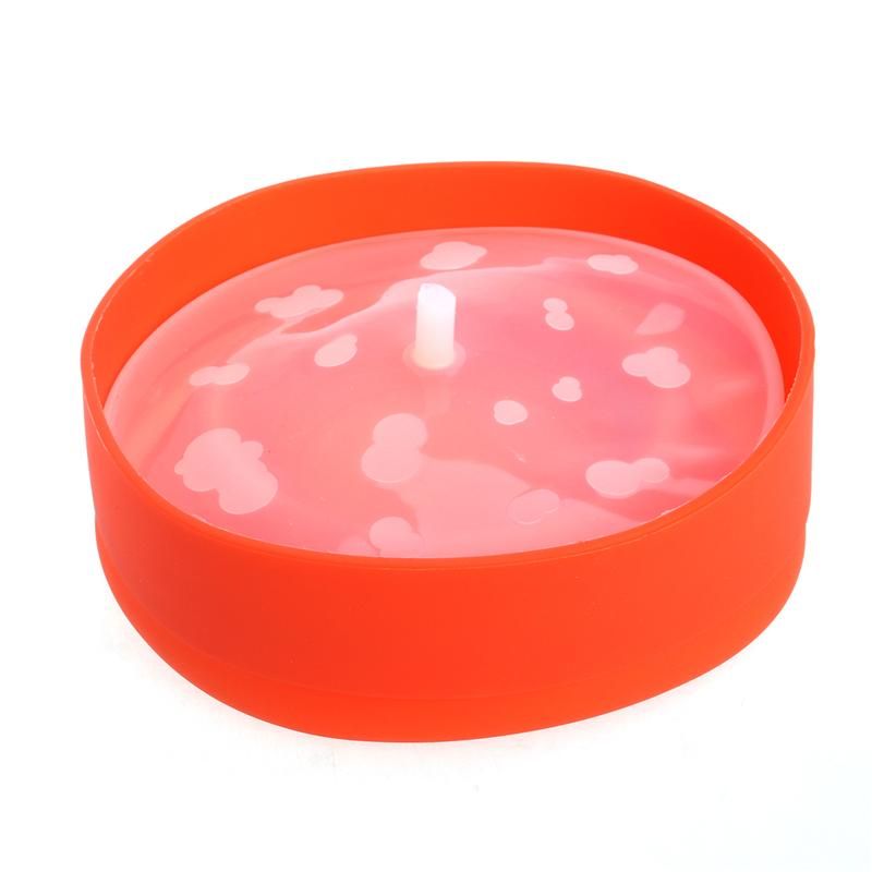 Rojo Microondas Palomitas Poppers Plegable f/ácil Uso para el Bricolaje Alimentos Filmar Cocina Plegable de Silicona Cuenco con Tapa 20x14.5cm