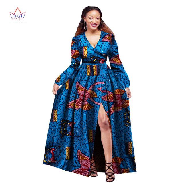 eficiencia Por separado pegatina Vestidos africanos para mujeres Vestidos de fiesta de manga larga para mujer  Tallas grandes Bazin Riche
