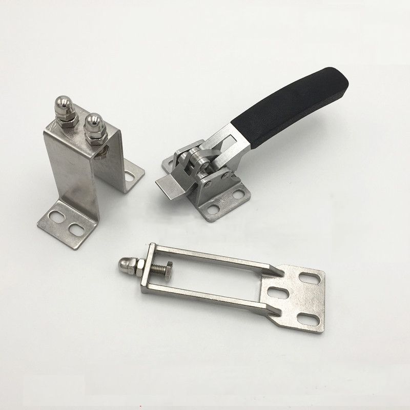 Spring Loaded Lever Door Handle Steam Box Hinge Oven Lock Cold Store ...