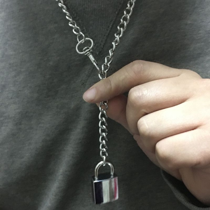 Lock necklace mens Outlet