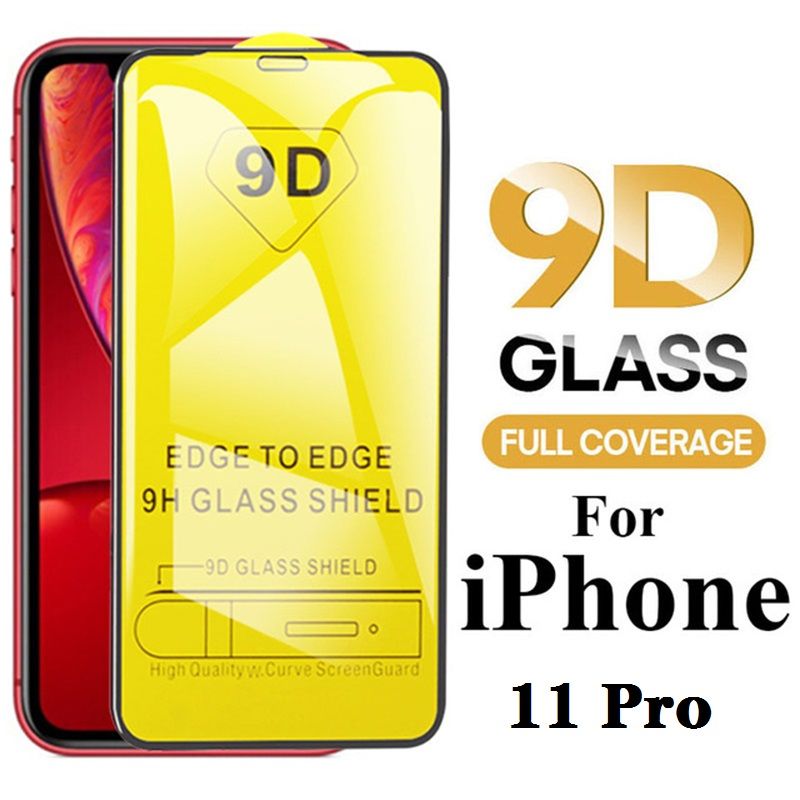 9D Tempered Protective Glass For IPhone 11 Pro Max XR X XS Max 7 8 6
