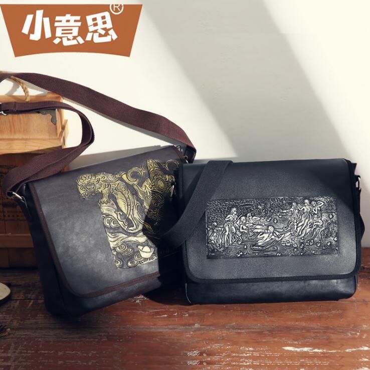 personalized leather messenger bags