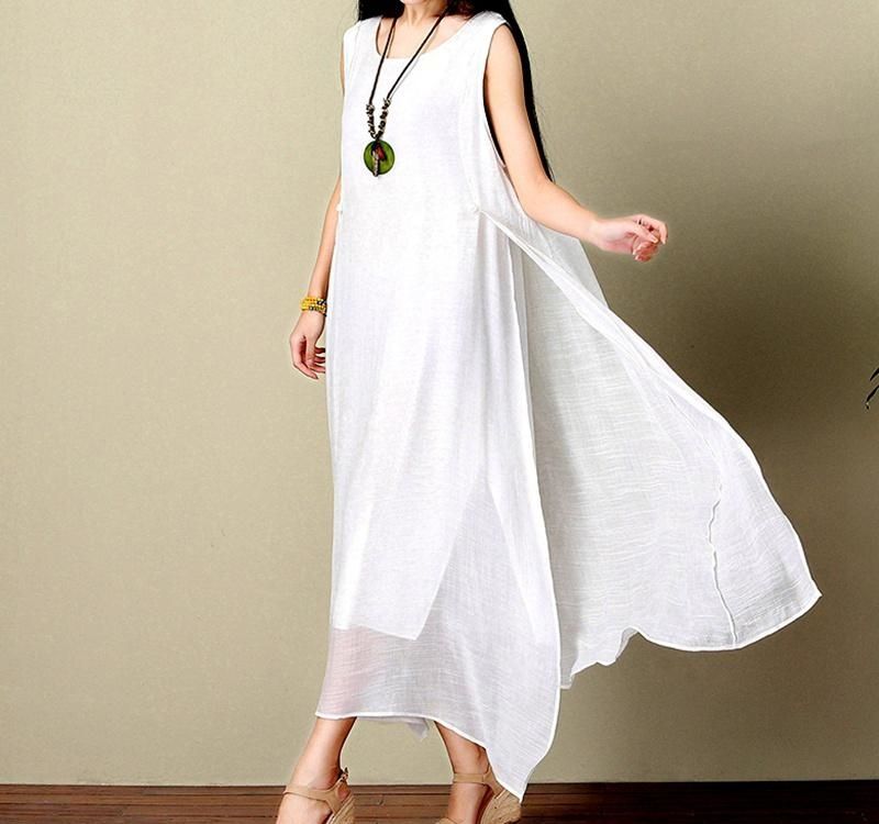 beach dress linen