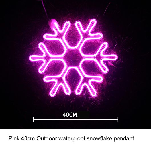 snow 40cm pink
