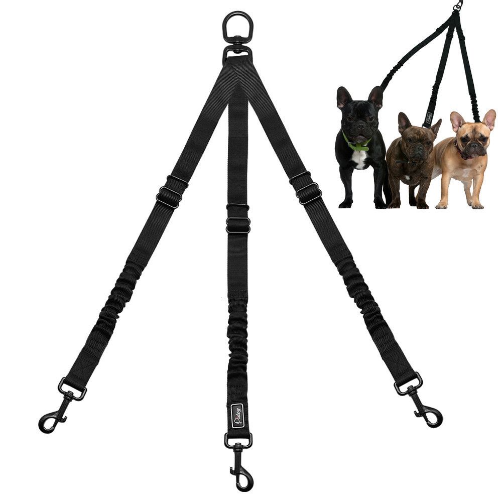 three dog leash coupler