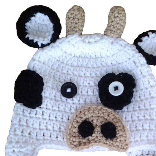 2021 Adorable Knit Little Cow Hat Handmade Crochet Baby Boy Girl Animal Hat Infant Earflap Winter Cap Newborn Toddler Photography Prop From Awesome Shop 13 31 Dhgate Com