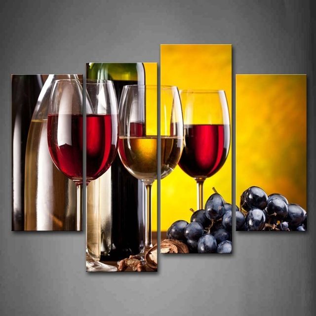 Promotion Grape Wine No Frame Canvas Art Print Red Wine ...