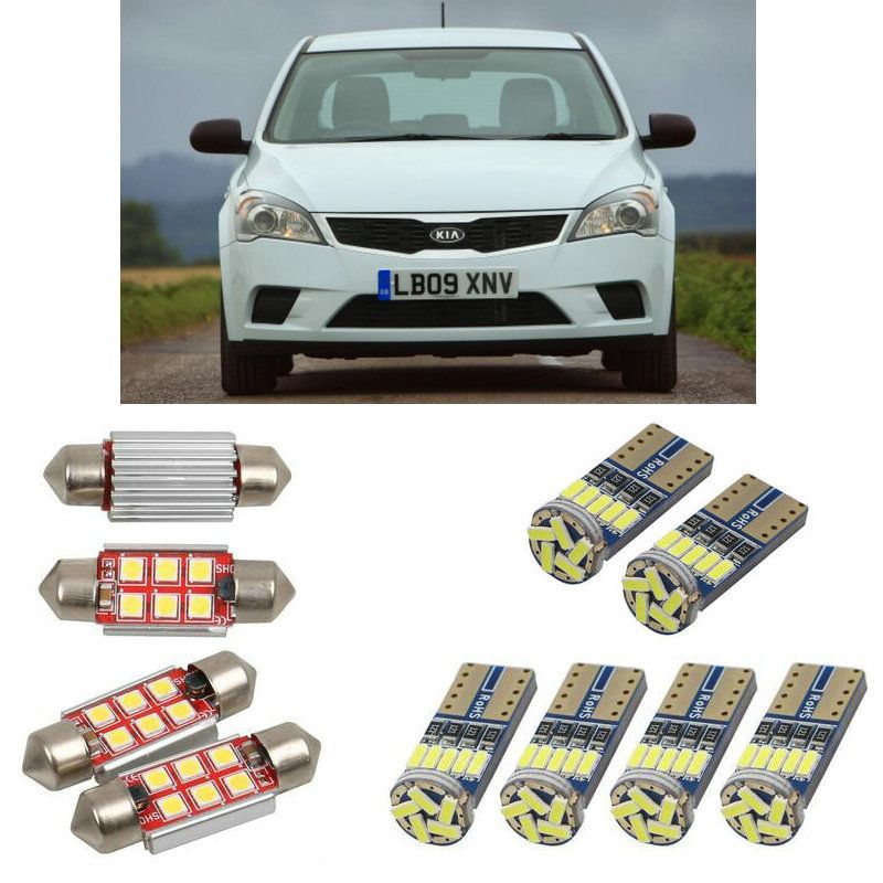 kia ceed number plate bulb replacement