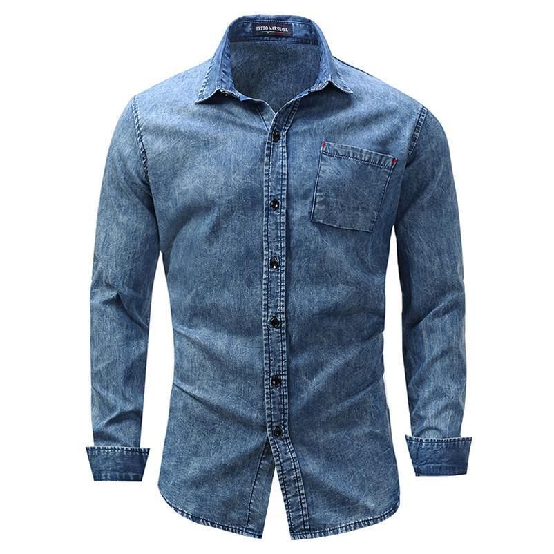 camisa mezclilla hombre
