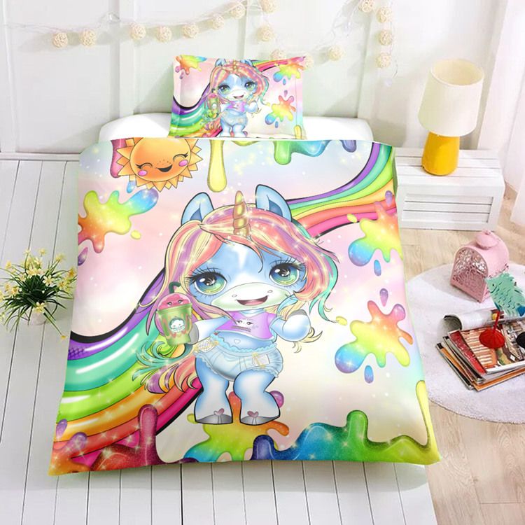 Thumbedding Poopsie Surprise Unicorn Target Bedding Set 3d Hot