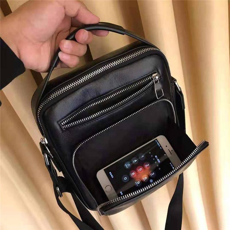 Designer Men Designer Handbags V Genuine Leather Crossbody Messenger Shoulder Bags Business Bag