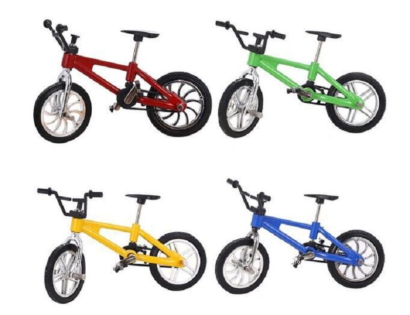 Bleu Jouet de Doigt Mini Vélo BMX Educatif Créatif Cadeaux pour Enfants 
