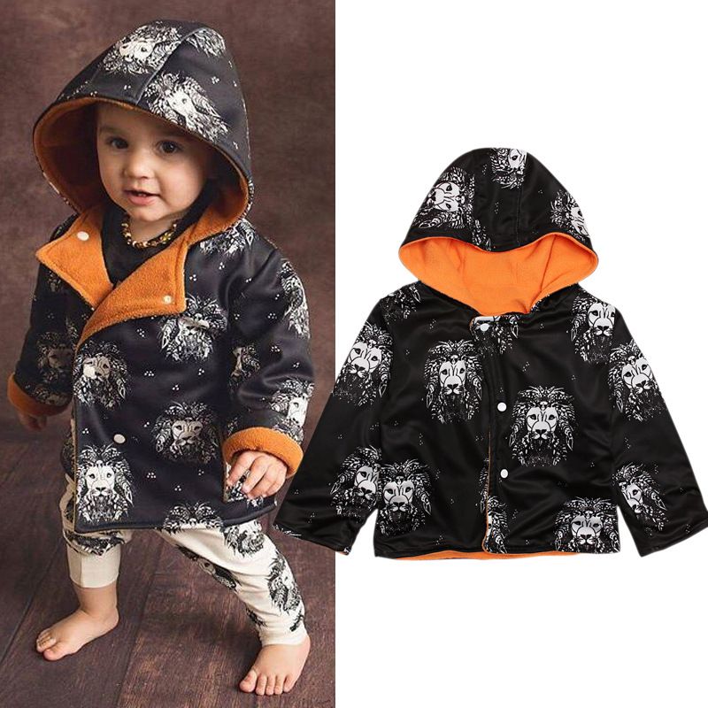 Baby Jacket Us Girls Boys Warm Hooded Coat Toddler Autumn Winter Hoodies Outwear