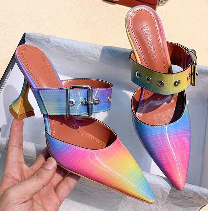 rainbow store heels