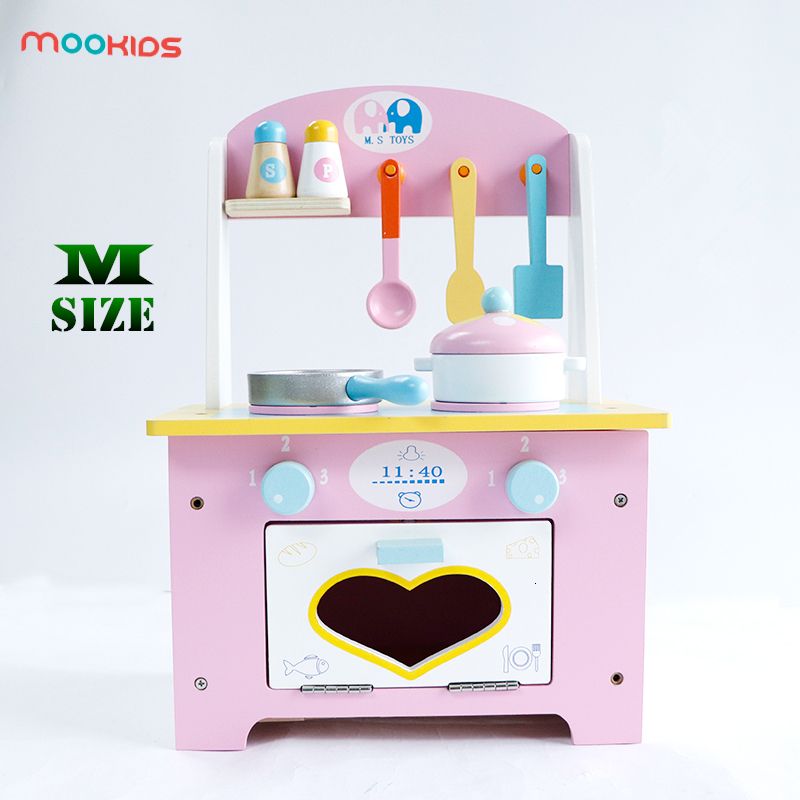childrens wooden cooking set