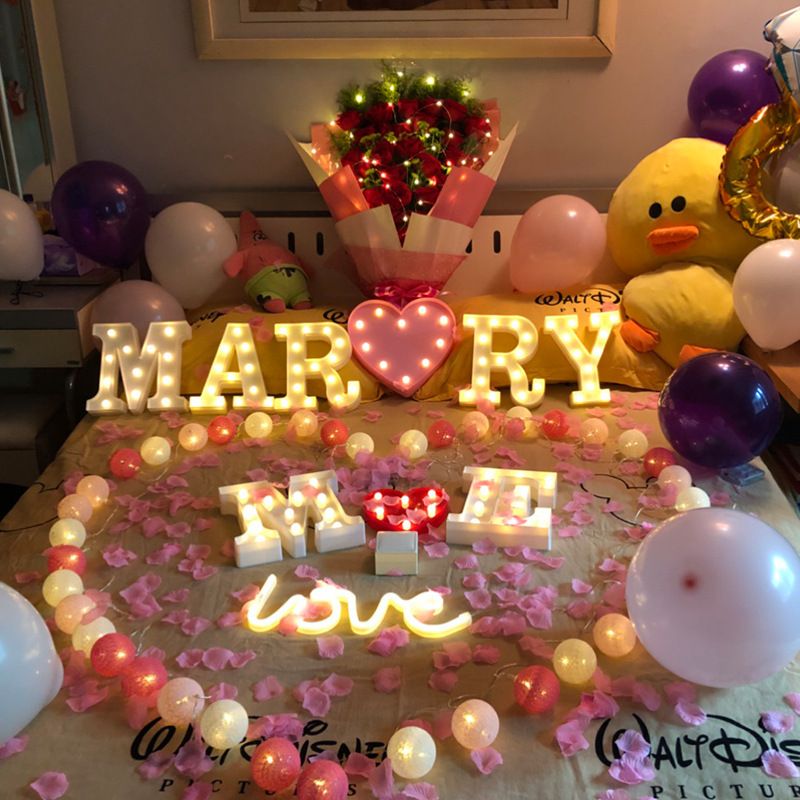 3PCS LED Marquee Letter Light Alphabet Light Up Sign for Wedding Home Party Bar 3PCS LED Marquee Letter Light Alphabet Light Up Sign for Wedding Home Party Bar
