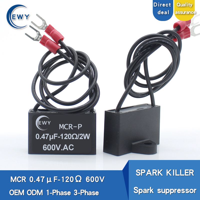2021 EWY SPARK KILLER Single Phase Spark Quencher 0.47uF 120R 600V