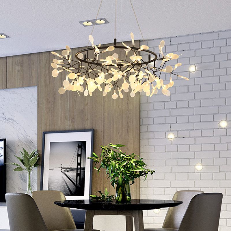 Modern Tree Branch Led Chandelier Light Lamp Acrylic Firefly G4