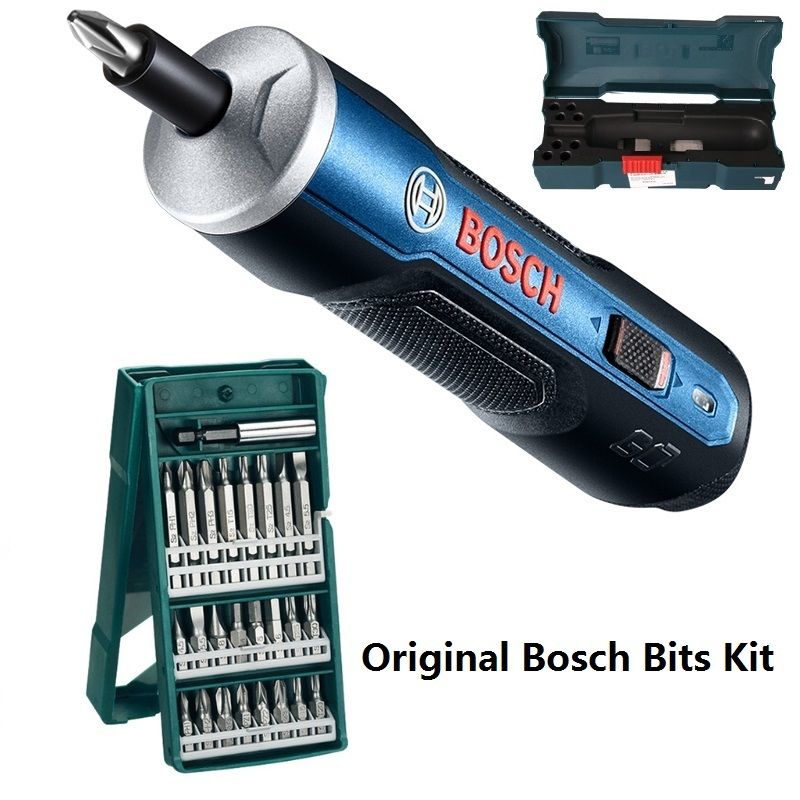 2020 Bosch Go Bosch Go2 Mini Electrical Screwdriver 3 6v Lithium Ion Battery Rechargeable Cordless With Drill Bits Kits Set Y200321 From Shanye10 23 91 Dhgate Com