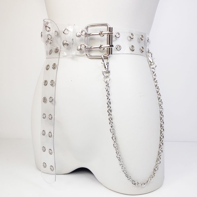 diseño transparente cintura cinturón de correa de la cintura de moda 