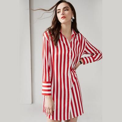 Apparel Brief White Shirt Dress Women Sexy Bow Long Sleeve Summer
