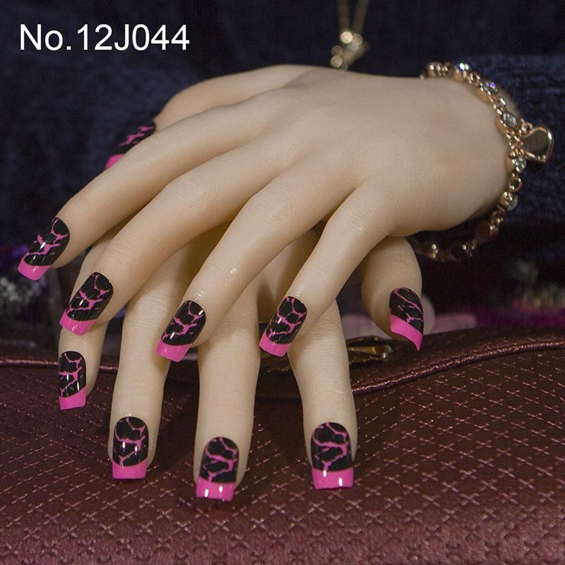 JQ 24pcs/set French False Nails 61 Style Full Cover Fake Nails with Glue Tape 10 Sizes Square Lady Nail Art Tips JQ 24pcs/set French False Nails 61 Style Full Cover Fake Nails with Glue Tape 10 Sizes Square Lady Nail Art Tips