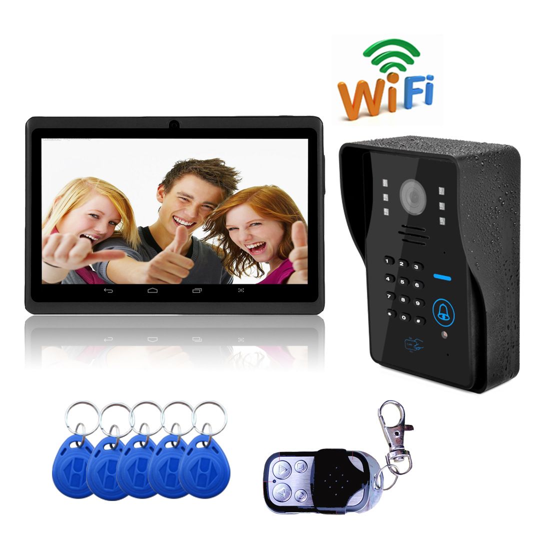 Satin Al Kilidi Acmak Icin Dokunmatik Tipi Birden Fazla Yoldan Kapali Akilli Kapi Zili Ile Akilli Wifi Kablosuz Video Interkom Kapi Kilidi Tl2 162 19 Dhgate Comda