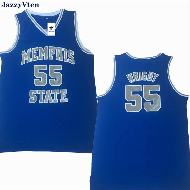 2020 NCAA Memphis State Tigers Penny 25 Hardaway Jerseys Stitched 55