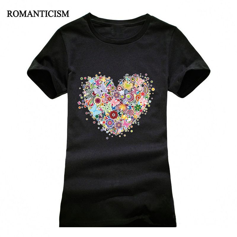 Camiseta de mujer Expertee 2017 Beautiful Heart - Impresión en forma de niña Camisetas Moda Camiseta