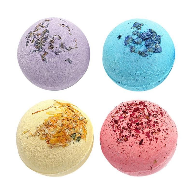 New Bath Salt Bombs Bubble Salts Ball Oil Sea Salt Handmade SPA Stress