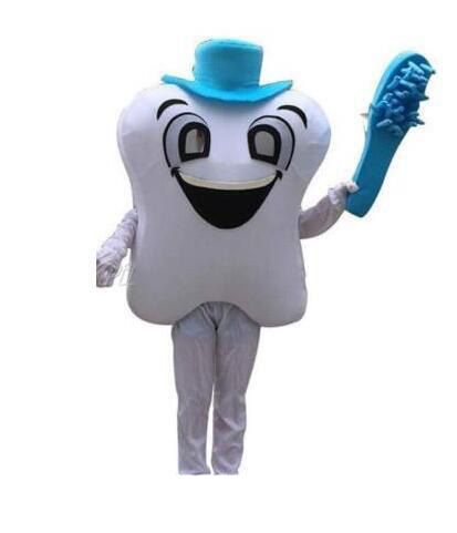 Hot Sale Tooth Mascot Costume with Toothbrush Adult Costume