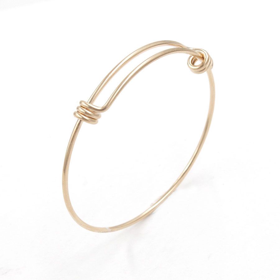 gold christening bangle