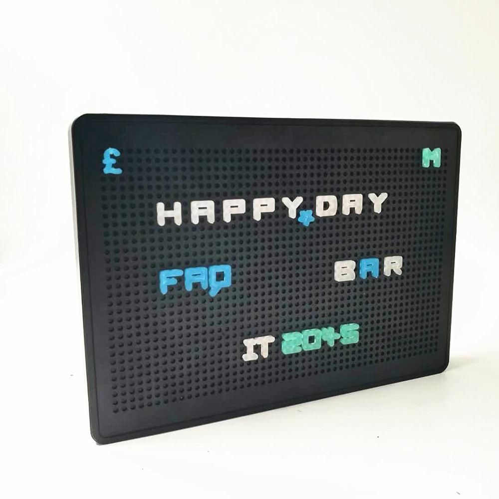 2020 Stage Fashion Personal Hot Sale Diy Led Light Box Alphabet Felt Message Letter Board With Letters From Wuqimin 15 28 Dhgate Com