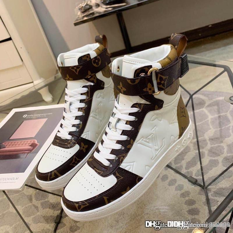 New Men And Women BOOMBOX SNEAKER BOOT Luxury Designer Shoes 1A5MWJ Mens  Womens Sports Shoes Casual Shoes Top Quality Size 35 45 From Lrw002, $91.2