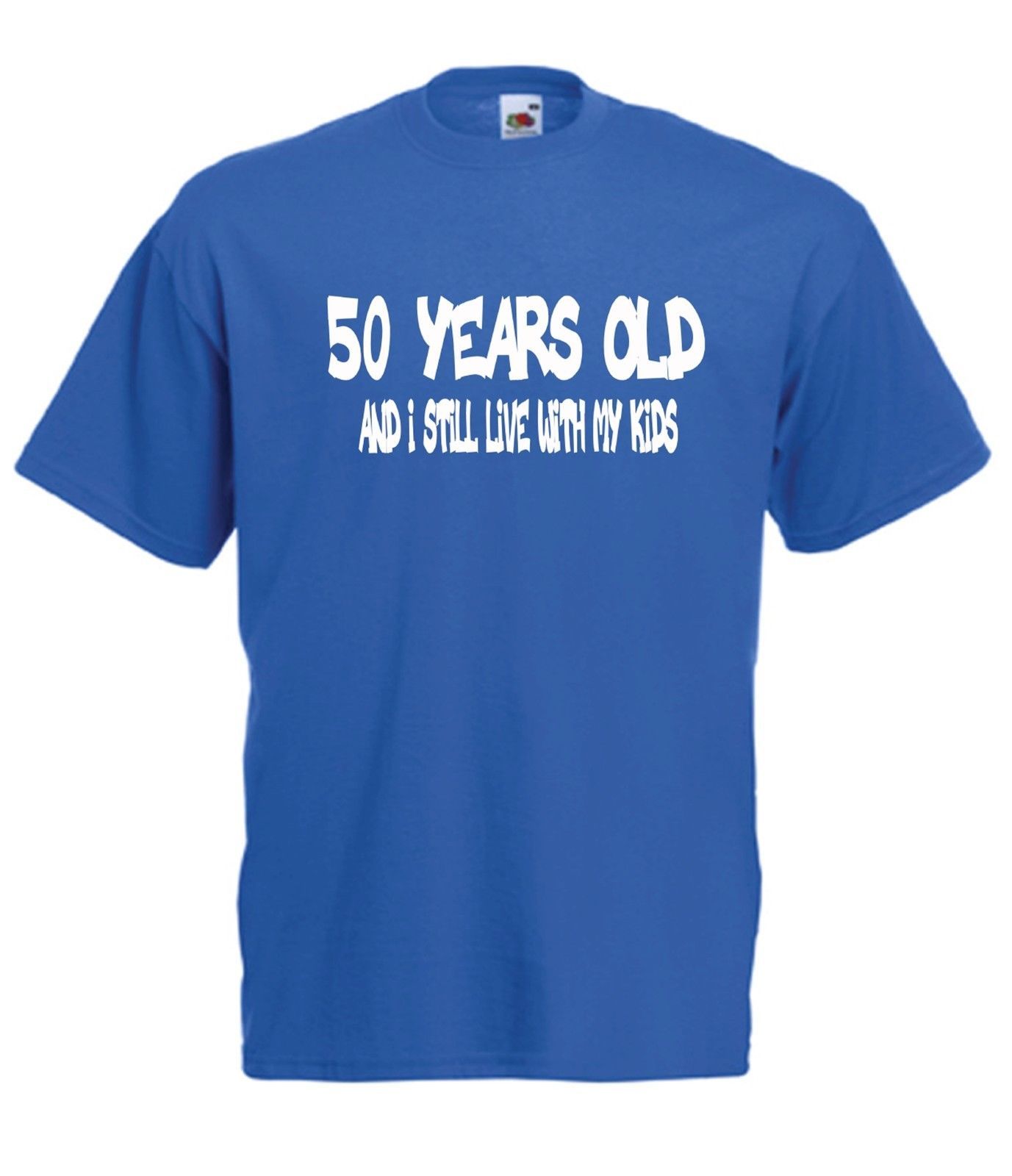 50TH BIRTHDAY party funny fathers mothers xmas gift idea mens womens T  SHIRT TOP Funny free shipping Casual tee