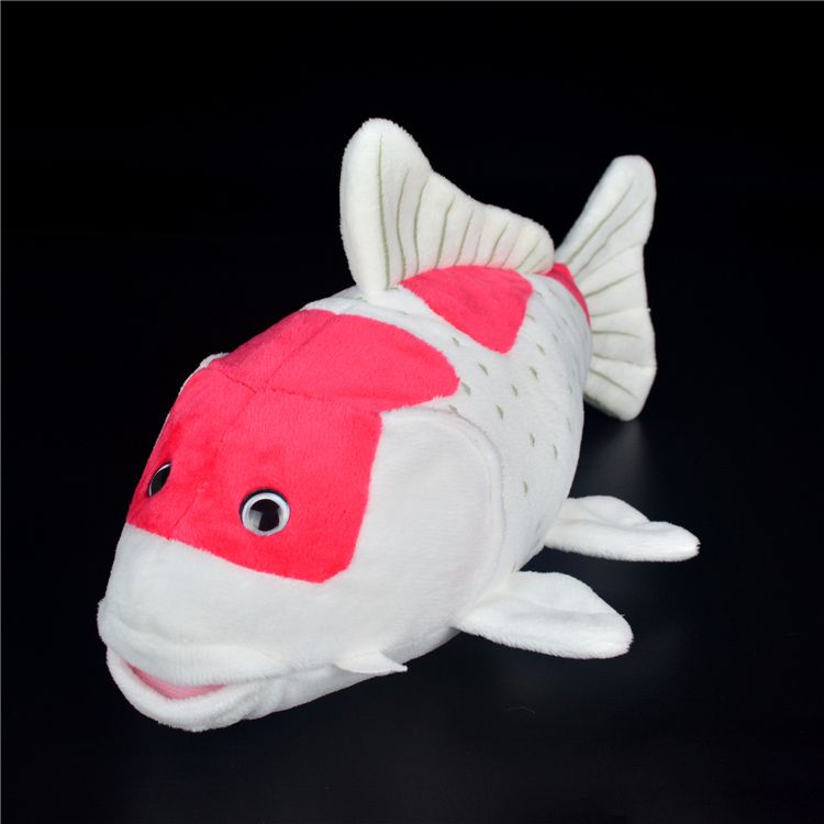 peluche poisson rouge