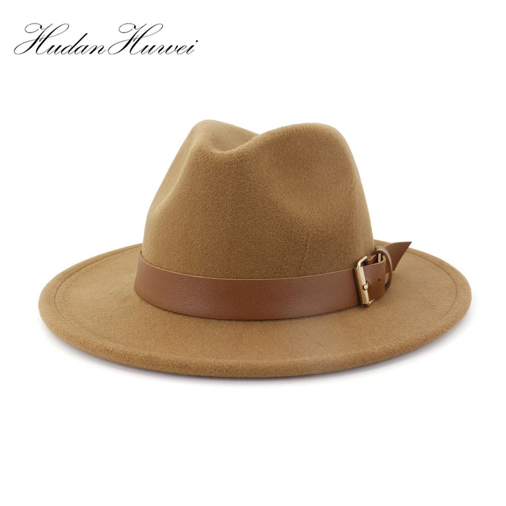 wide brim wool felt hat