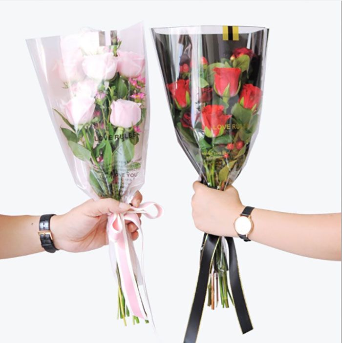 Wholesale Bouquet Wrapping Paper Rose Flower Florist Flower Packaging  Handmade Translucent Wrapping Paper Korean New Style Gift Wrapping From  Yyfcp79559, $11.65