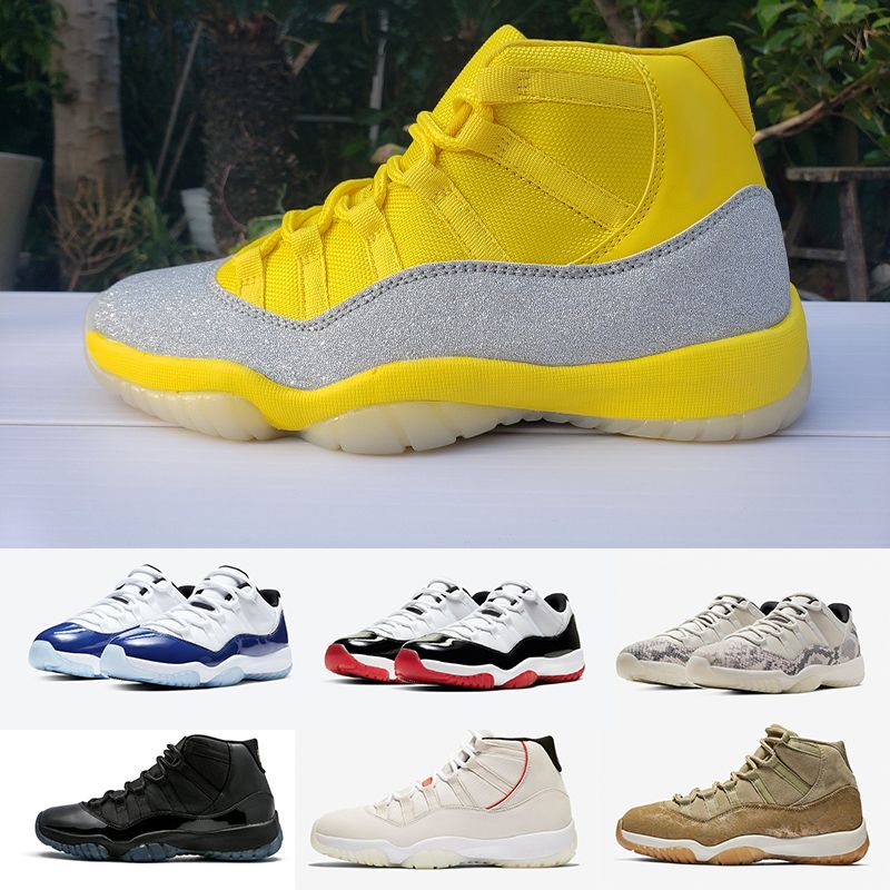 yellow and silver jordans
