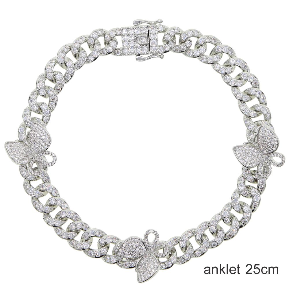 silver anklet 25cm