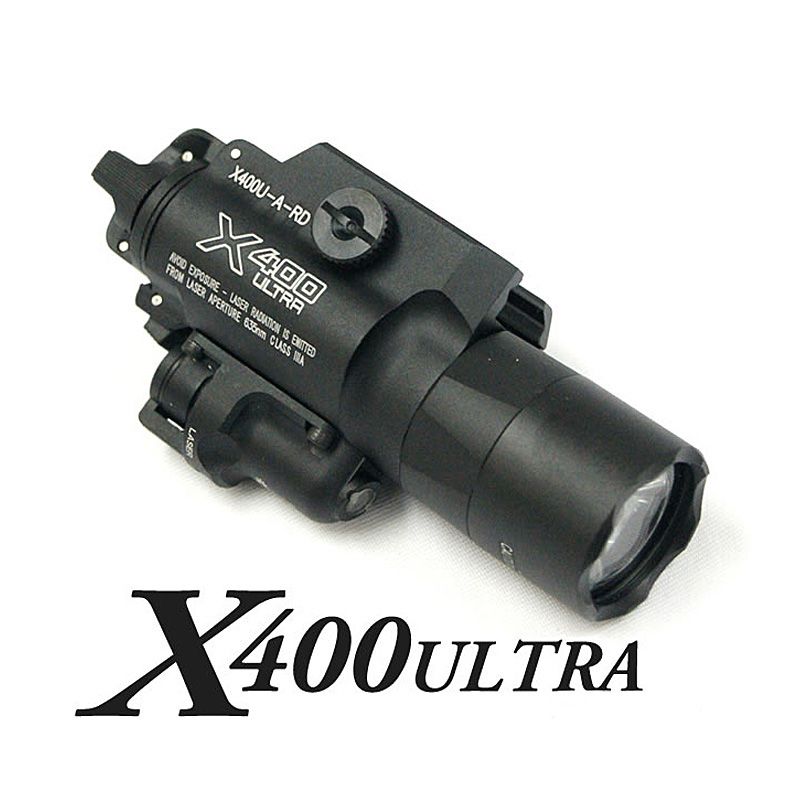 Tactical CNC Making SF X400 Ultra LED Pistol Rifle Gun Light X400U