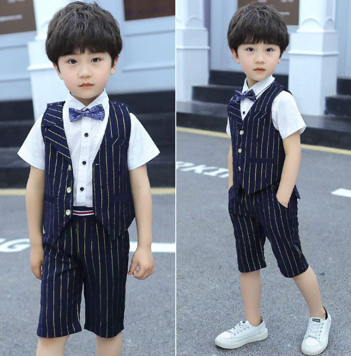Short Sleeve Shirt With Waistcoat 