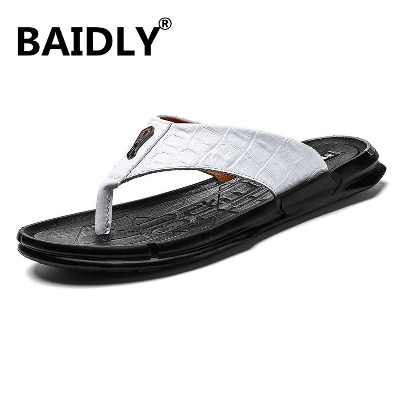 thick flip flops mens